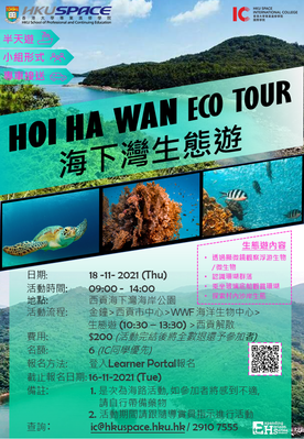 Expanding Horizon Series #3 – Hoi Ha Wan Eco Tour 海下灣生態遊